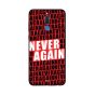 جراب ظهر زوت بطبعة عبارة Never Again لهواوي ميت 10 لايت