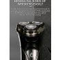 VGR Premium Rechargeable Shaver, Wet and Dry, Black - V-318