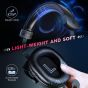FIFINE H9 Wired Gaming Headset with Microphone for Multi Devices, 7.1 surround sound - Black
