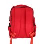 Gharibo Bags School Backpack With Pencil Case For Girls, Beehives Pattern - Red