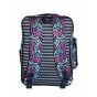 Gharibo Bags School Backpack With Pencil Case For Kids, Art Pattern - Black and Purple