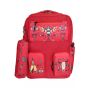 Gharibo Bags School Backpack With Pencil Case For Kids, Eagle Pattern - Red
