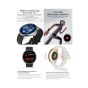 BSNL M30 Smart Watch, 1.35 Inch - Black