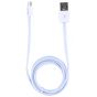 Devia Smart Micro USB Cable, 1 Meter, White - MX76W
