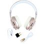 IKU Over-Ear Wireless Headset With Microphone, Gold - CH20