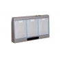 شفاط انديست، 90 سم، فضي - ISLK 96 LS X