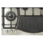 Ariston Built-in Gas/Electric Hob, 5 Burners, Silver - PH 941 MSTBGH