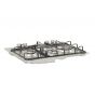 Ariston Built-In Gas Hob, 4 Burners, Stainless Steel, 60 cm - PCN 642 IX/A