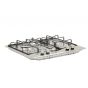 Ariston Built-In Gas Hob, 4 Burners, Stainless Steel, 60 cm - PCN 642 IX/A