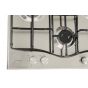 Ariston Built-In Gas Hob, 4 Burners, Stainless Steel, 60 cm - PCN 642 IX/A