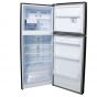 Fresh Freestanding Refrigerator, No-Frost, 363 Liters, Black- FNT-BR470KGB Glass