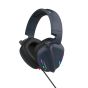 Havit Gaming Over Ear Wired Headphone with Microphone, Navy Blue - H2019U 
