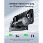شاحن سيارة انكر نانو، 167.5 وات، 3 منافذ، 2 USB-C وUSB-A، اسود - B2737HA1