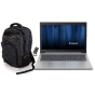 Lenovo Ideapad 330 Laptop, AMD A4-9125, 1TB, 4GB RAM, DOS - Black with Media Tech Backpack - Grey And Silicon Power Jewel USB Flash Drive, 32GB - J01