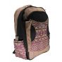 Gharibo Bags School Backpack With Pencil Case for Kids, Motifs Pattern - Beige