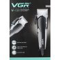 VGR Hair Clipper, Dry, Silver - V-130