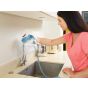 Black + Decker Water Tank Steam Mop Cleaner with Attachments, 1600 Watt, White and Blue - BHSM166DSM-GB