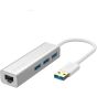 موزع USB-A نللانو 4 في 1 - رمادي