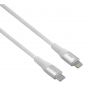 كابل USB-C الى لايتنينج فيدفي، 30 وات، 1 متر، ابيض - CB4038C&i 