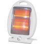 Halogen Heater, 2 Candles, 800 Watt - White