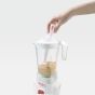 Moulinex Genuine Blender with 2 Grinders, 1.5 Liters, 400 Watt, White - LM2421EG with Gift Bag