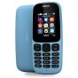 Nokia 105 Dual Sim, 4MB- Blue- 2G