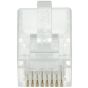 موصل CAT6 دي لينك، 100 قطعة، شفاف - RJ45