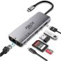 PiBOX INDIA USB Type C 7 in 1 Hub - Grey
