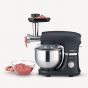 Severin Meat Mincer Attachment for KM 3896, 3897 Food Processors, Black and Silver - ZB 5591