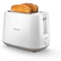 Philips Daily Collection Toaster, 2 Slices, 900 Watt, White- HD2581