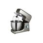 Sokany Electric Stand Mixer, 8 Liters, 1500 Watts, Silver - Sk-1511