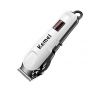 Kemie Cordless Hair and Beard Trimmer, White and Black-  KM-809A