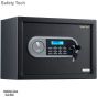 Safety Tech Digital Safe Box, Black - GN25 SDA