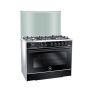 Unionaire i-Cook Gas Cooker, 5 Burners, Black - C69SS-GC-511-CSH-2W-AL