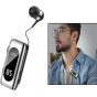Clip Digital Bluetooth Earphones, Black and Silver - BE37