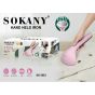 Sokany Steam Iron, 100ML, 900 Watt, Pink- SK-3063