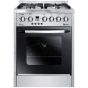 بوتجاز غاز يونيون اير اي كوك برو، 60 سم، فضي واسود - C6060SS-1SC-191-IDP-A