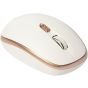 Lavvento Wireless Optical Mouse, White and Gold - MO34W