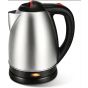 Flamngo Electric Water Kettle, 1.5 Liters, 1500 Watt, Silver and Black - FM-3000