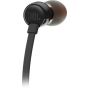 JBL T110 In-Ear Headphones, Black – JBLT110BLK