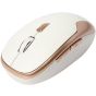 Lavvento Wireless Optical Mouse, White and Gold - MO34W