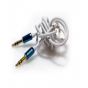 Iconz AUX Cable, 1 Meter, Blue/White - IMN-JC03L