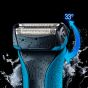 Braun WaterFlex Wet & Dry Cordless Shaver, Black/Blue - WF2S