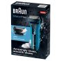 Braun WaterFlex Wet & Dry Cordless Shaver, Black/Blue - WF2S