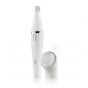 Braun Face Epilator and Cleaning Brush For Women, White - SE830