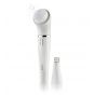 Braun Face Epilator and Cleaning Brush For Women, White - SE830