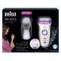 Braun Silk-epil 9 Wet and Dry Epilator, White - SE9579