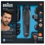Braun Multi Grooming Kit 9-in-1 Trimmer with Gillette Fusion ProGlide Razor, Black - MGK3080