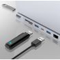 USB Type C 11 in 1 Hub - Silver