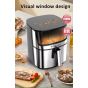 Sokany Digital Air Fryer, ‎8 Liters, 2000 Watt, Black and Silver - SK-10045